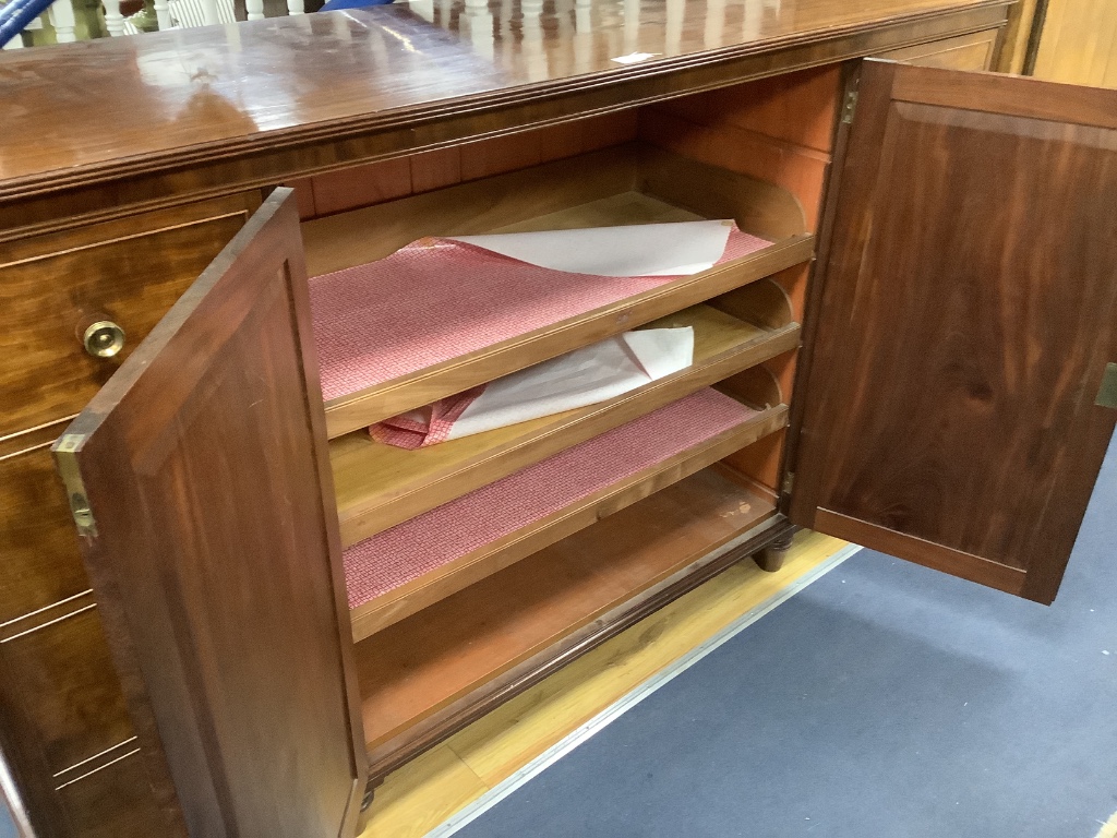 A Regency mahogany press cupboard